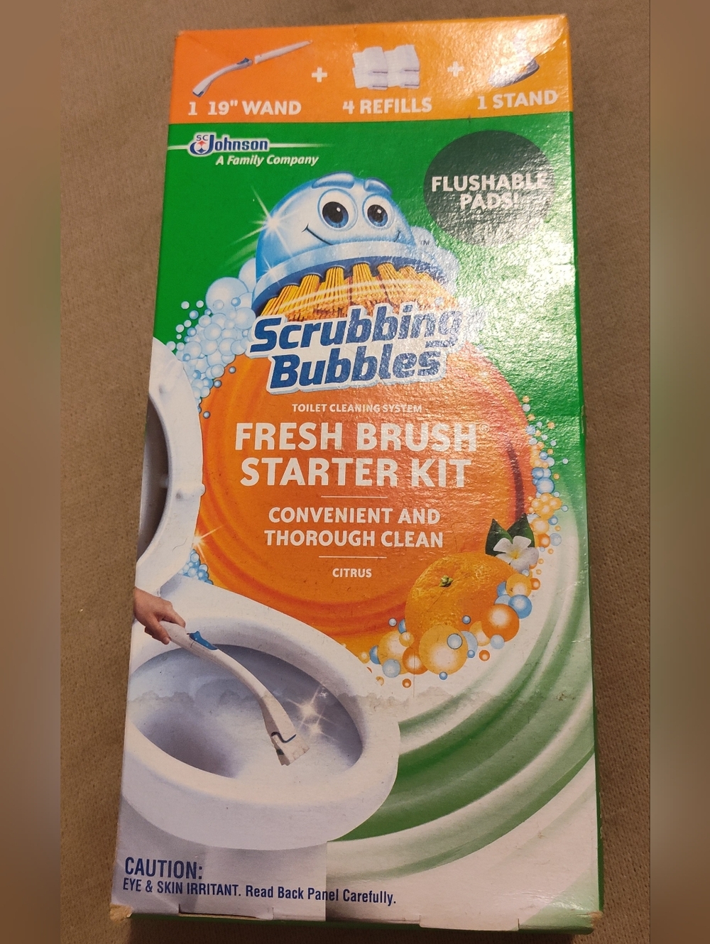 NWT!! Scrubbing Bubbles Fresh Brush Starter Kit - Citrus